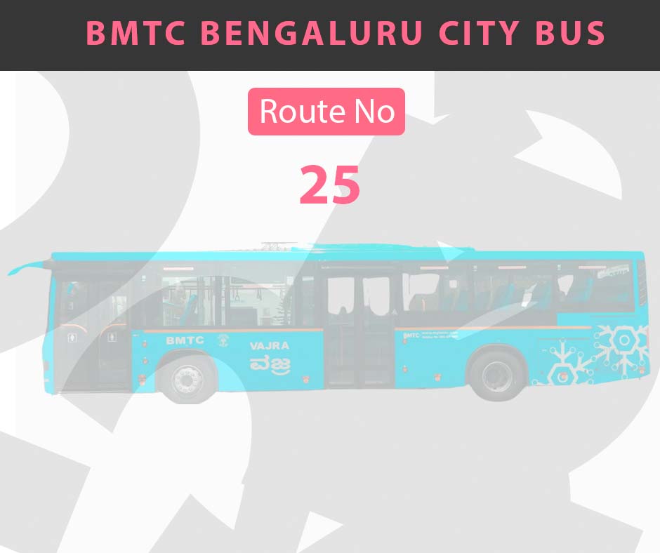 25 BMTC Bus Bangalore City Bus Route and Timings
