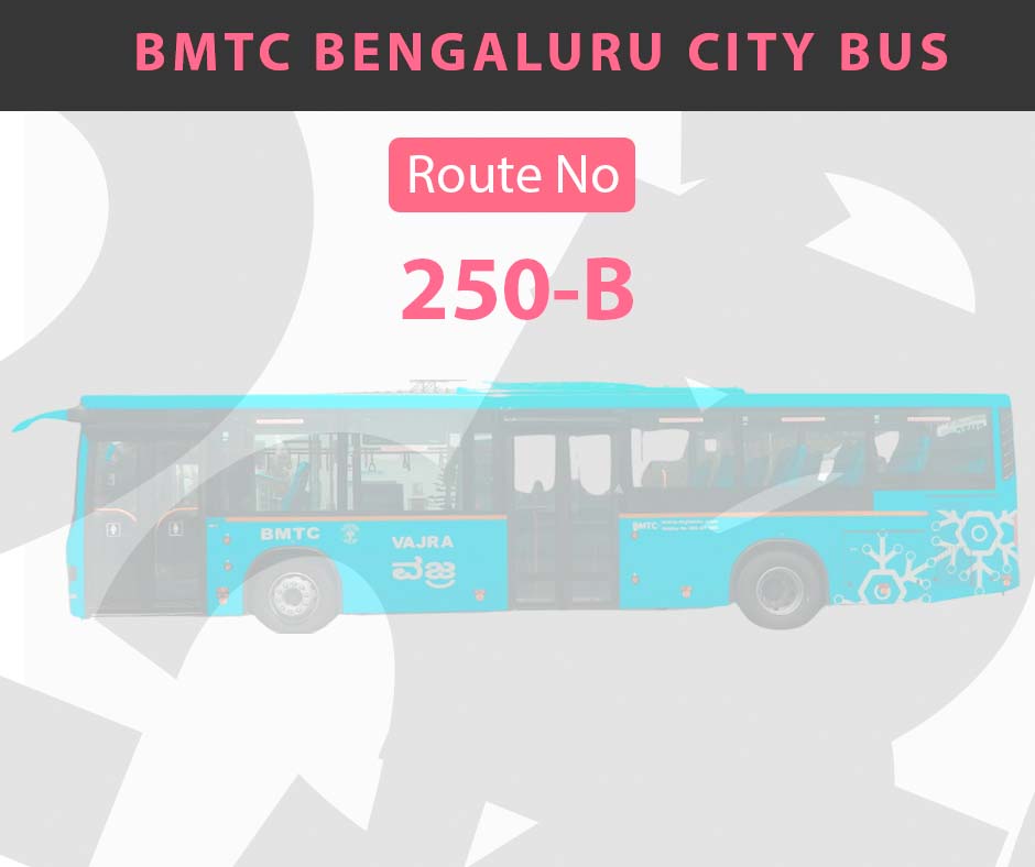 250-B BMTC Bus Bangalore City Bus Route and Timings