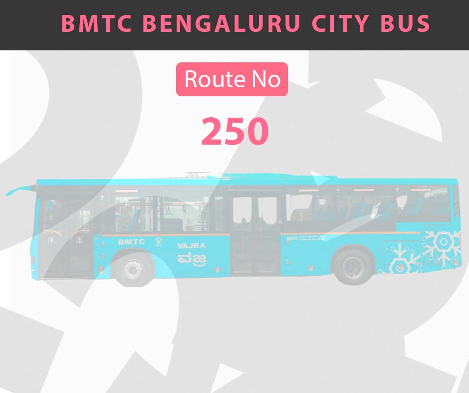 250 BMTC Bus Bangalore City Bus Route and Timings